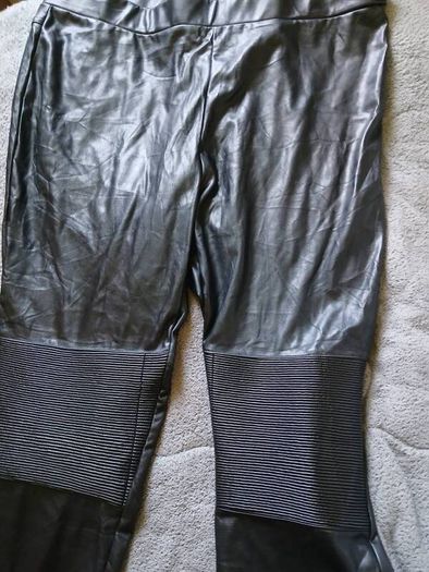 New Black Leather Style Pants
