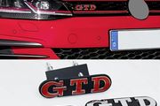 Metal Logo Car Stickers Decals Front Cover Grill Badge for Golf 2 4 5 6 7 8