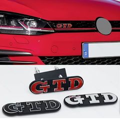 Metal Logo Car Stickers Decals Front Cover Grill Badge for Golf 2 4 5 6 7 8