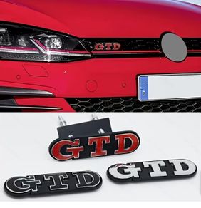 Metal Logo Car Stickers Decals Front Cover Grill Badge for Golf 2 4 5 6 7 8