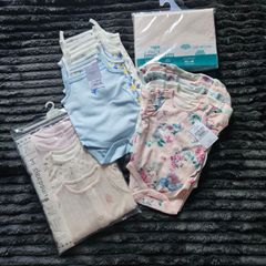 Baby Girl Next and Dunnes Bodysuit and Sleepsuit Bundle