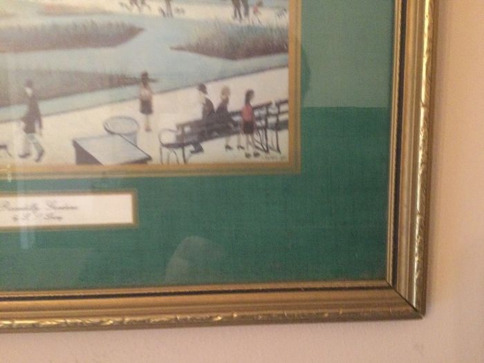 Art - L.S. Lowry Print.( Reduced)