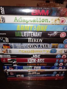 Nicolas Cage Dvd Bundle Collection Raising Arizona Face Off Birdy Con Air The Rock Wild At Heart Etc