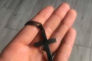 Black Cross Pendant