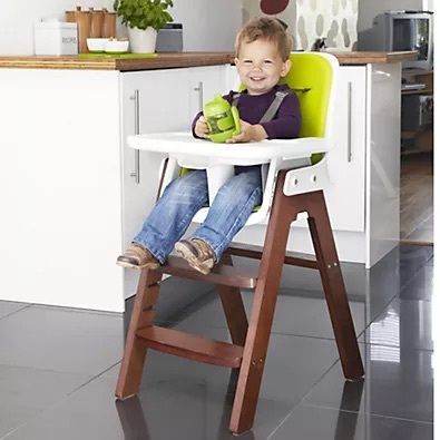 wooden high chair