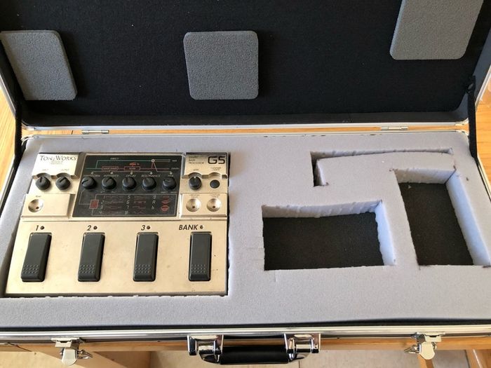 Vintage Korg G5 bass synth pedal.