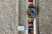 1992 Swatch GZ126 "One Hundred Million People" Anniversary watch