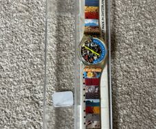 1992 Swatch GZ126 "One Hundred Million People" Anniversary watch
