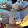 Clarke's size 7 leather strappy shoes Image 3
