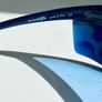 Vintage Arnette Titan 4006 sunglasses with blue lenses and sporty wraparound design Image 6
