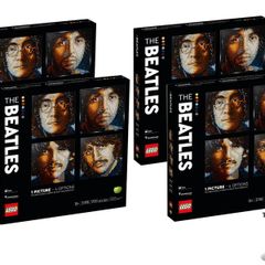 LEGO The Beatles Paul John George And Ringo Full Set Of 4 Mosaics All Sets Are Brand New Sealed Retired Product
