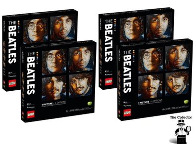 LEGO The Beatles Paul John George And Ringo Full Set Of 4 Mosaics All Sets Are Brand New Sealed Retired Product