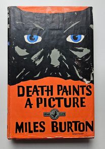 Death Paints A Picture - Miles Burton - Vintage Collins Crime Club Book - Vintage Crime Thriller Book