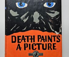 Death Paints A Picture - Miles Burton - Vintage Collins Crime Club Book - Vintage Crime Thriller Book