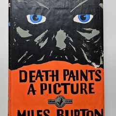 Death Paints A Picture - Miles Burton - Vintage Collins Crime Club Book - Vintage Crime Thriller Book