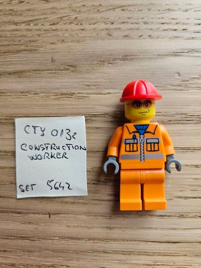 lego cty1032 construction worker, set 5642
