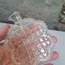 1970s crystal shamrock trinket dish Image 2
