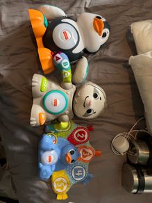 Linkimals Fisher Price Sloth + Penguin + Peacock