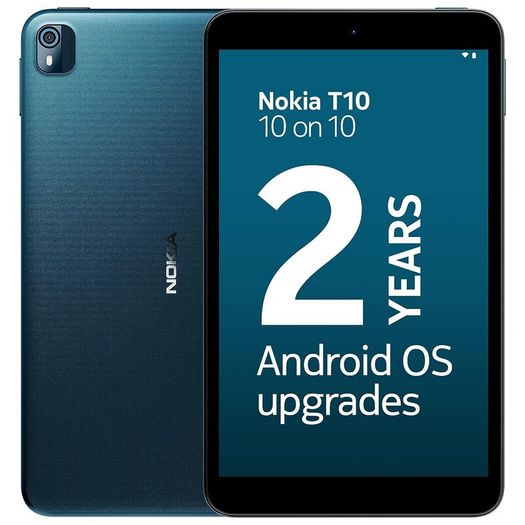 Nokia T10 4G 32GB 8 Inch 3GB Wi-Fi 5 Android 12 and beyond -Ocean Blue - Brand New Sealed