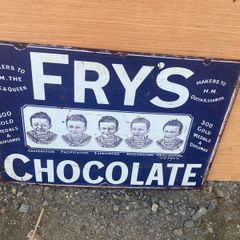 Frys Chocolate  sign