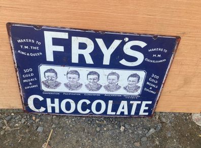 Frys Chocolate  sign