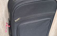 Black Softshell Cabin Suitcase / Travel Bag