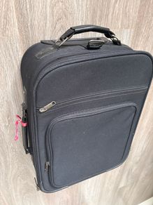 Black Softshell Cabin Suitcase / Travel Bag