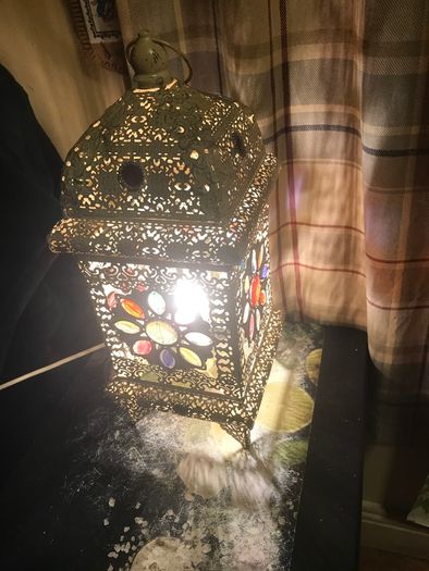 Colourful lantern lamp