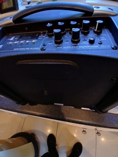 Street amp, house party amp,including 2 microphones