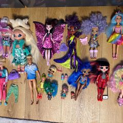 dolls L.O.L. Surprise!  O.M.G, Barbie, Monster High, Cave Club,  Enchantimals