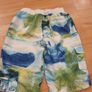 Summer Shorts/Bermuda Style Swim Shorts... Size: 11-12 Yrs .. Colour: White/Blue/Green Image 3