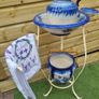 Antique Wash Stand with Jug, Wash Basin,  Bucket and Soap Dish Image 6
