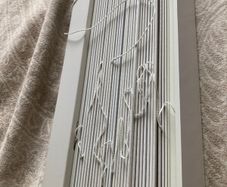 Blinds Wood 5cm Cream 235cm wide 150cm drop