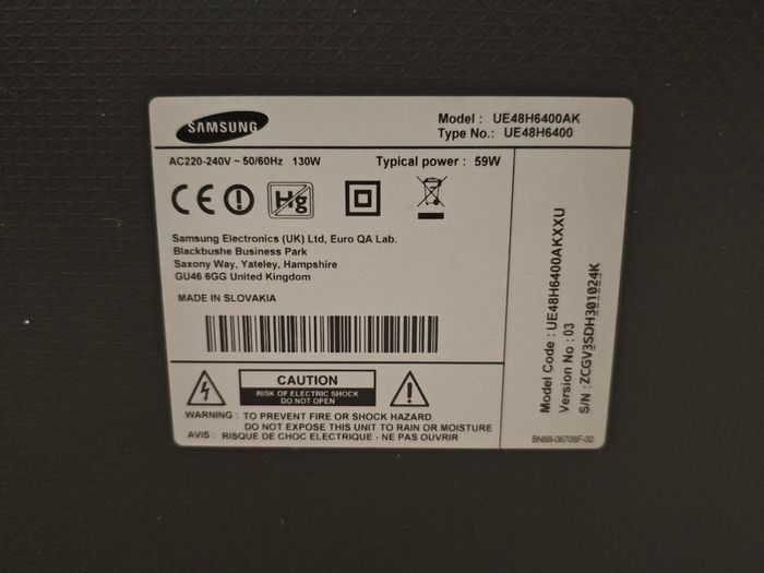 Samsung 48"smart TV