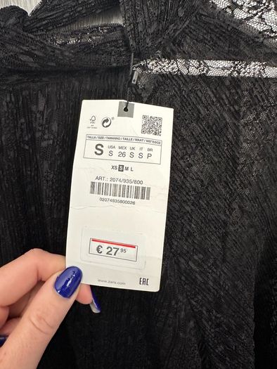 Bnwt Zara Top - S