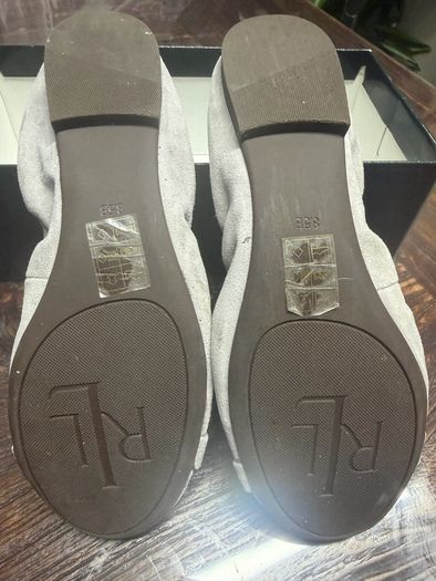 Betty Suede Ballerina shoes from Ralph Lauren. Size UK6.5 EU40. NEW