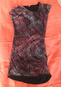 Iro red and black dress