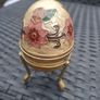 Vintage 1970's Cloisonne/Enamel Brass Egg Trinket Box Image 10
