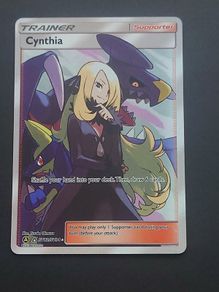 Pokemon Cynthia Full Art SV82/SV94 Hidden Fates Shiny Vault Holo Rare - Near Mint