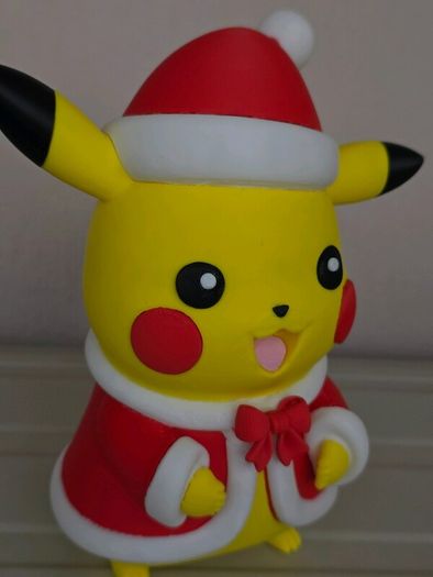 Christmas Pikachu  3D Printed Collectible | 22 cm