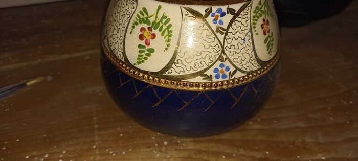 Old Pottery Teapot & Sugar Basin Milk Jug