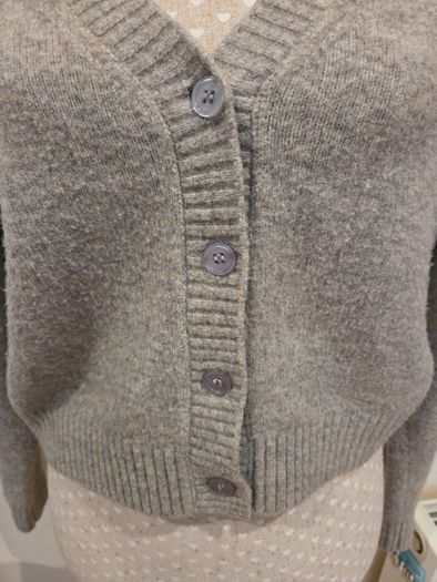Zara grey wool mix cardigan uk10