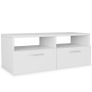 TV Cabinets 2 pcs Chipboard 95x35x36 cm White Image 3
