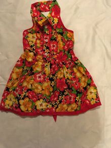 Beautiful Floral Cotton Dress, size-9-12 month