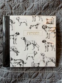 Brand New Dogs Theme Addresses and Birthdays Book
