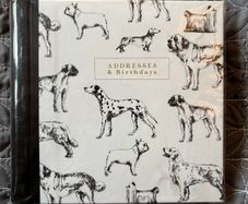 Brand New Dogs Theme Addresses and Birthdays Book