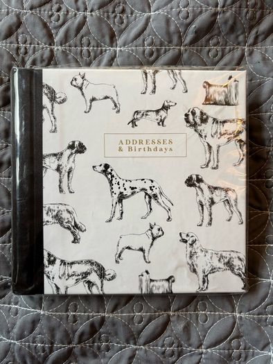 Brand New Dogs Theme Addresses and Birthdays Book