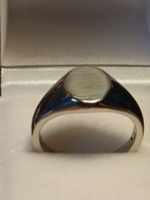 925 Sterling Silver Mens Signet Ring