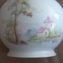 Antique French Limoges porcelain oil lamp Image 8