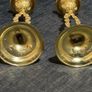 Brass candle stick holders Image 4
